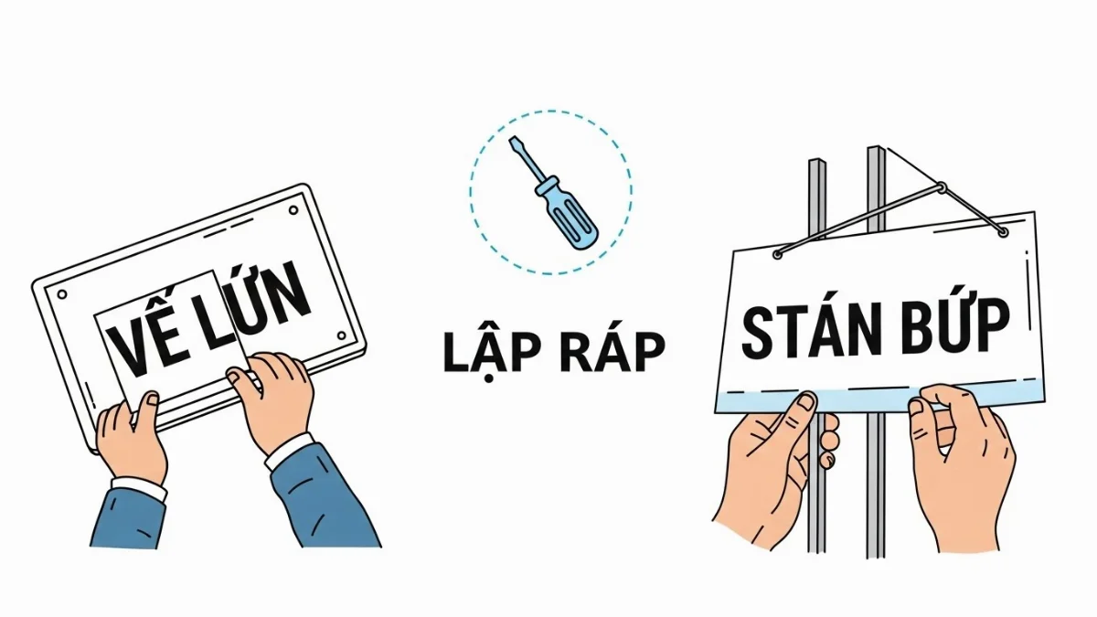 Biển vẫy chống ăn mòn chất lượng cao cho cửa hàng tiện lợi, nổi bật và bền bỉ