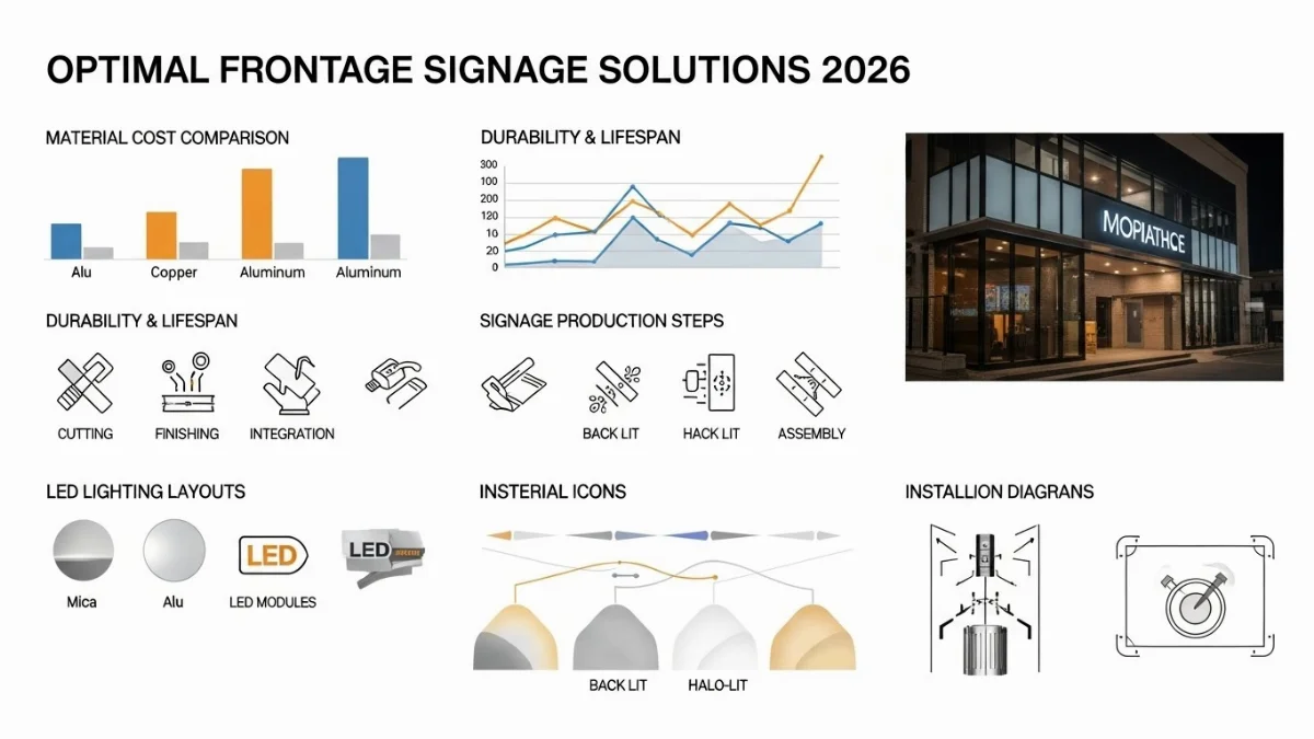 So sánh chi tiết ba mẫu vật liệu chữ nổi: Alu composite, Đồng đánh bóng và Nhôm sơn tĩnh điện