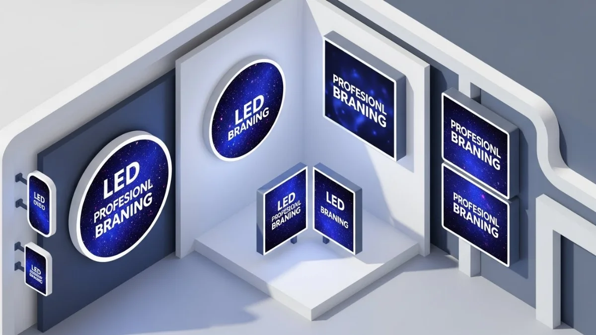 Lắp đặt biển vẫy quảng cáo đèn LED chuyên nghiệp, đảm bảo an toàn và thẩm mỹ