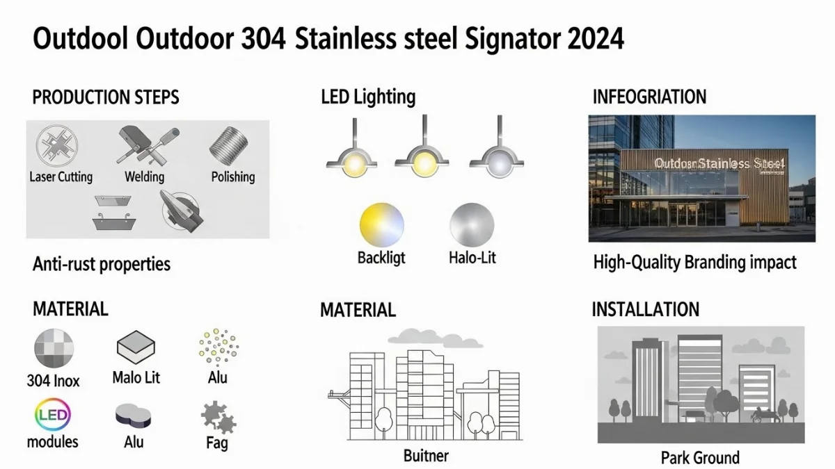 Chi tiết bề mặt biển inox 304 xước mờ, sạch sẽ và sáng bóng, sau khi được vệ sinh định kỳ