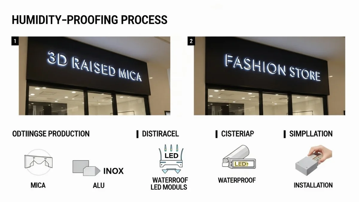 Biển mica hút nổi LED hắt nền bền đẹp chống chịu thời tiết khắc nghiệt.