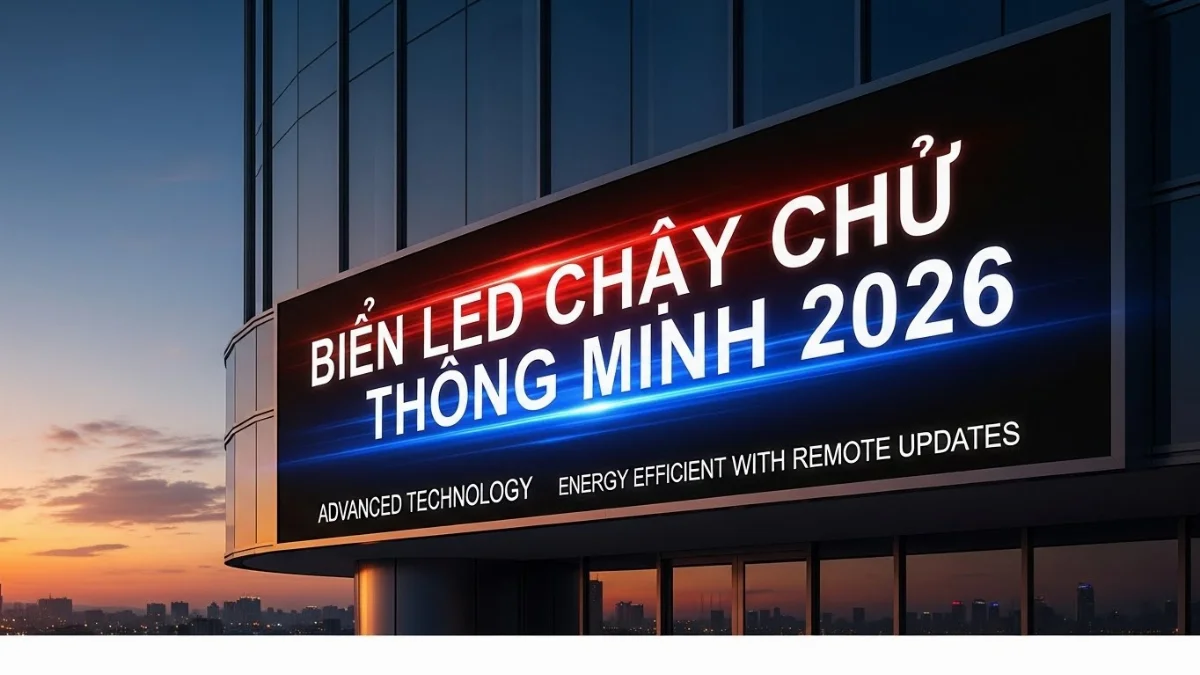 biển LED chạy chữ thông minh điều khiển từ xa qua điện thoại