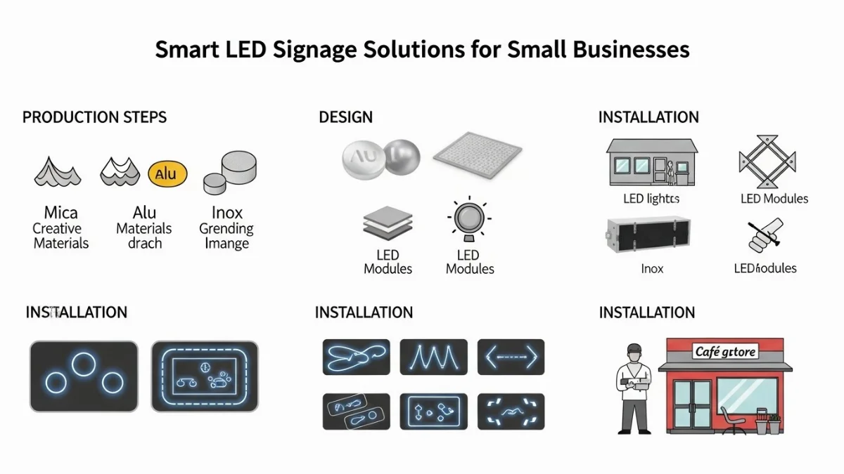 Bảng LED hai mặt tăng khả năng thu hút khách hàng