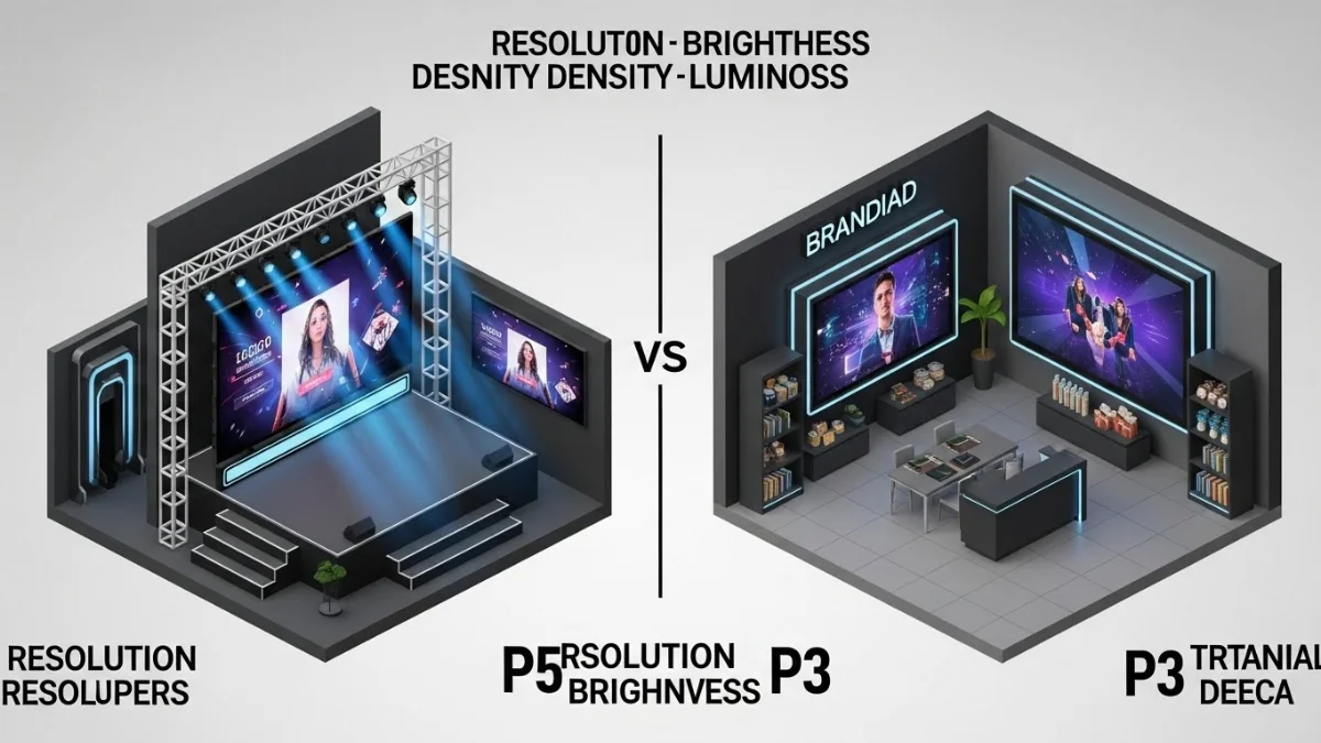 Lựa chọn màn hình LED cho cửa hàng với độ phân giải cao