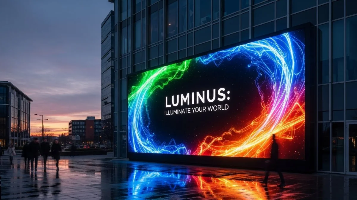 Màn hình LED quảng cáo P3 P4 P5 sống động ngoài trời