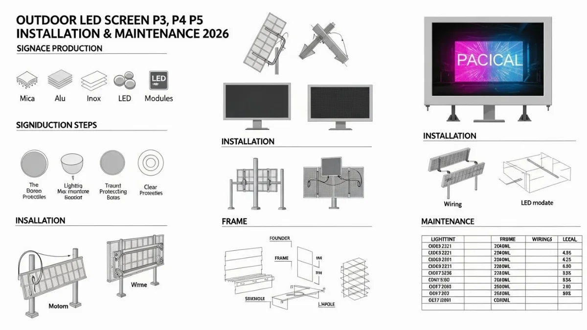 Đơn vị thi công màn hình LED ngoài trời uy tín đảm bảo chất lượng