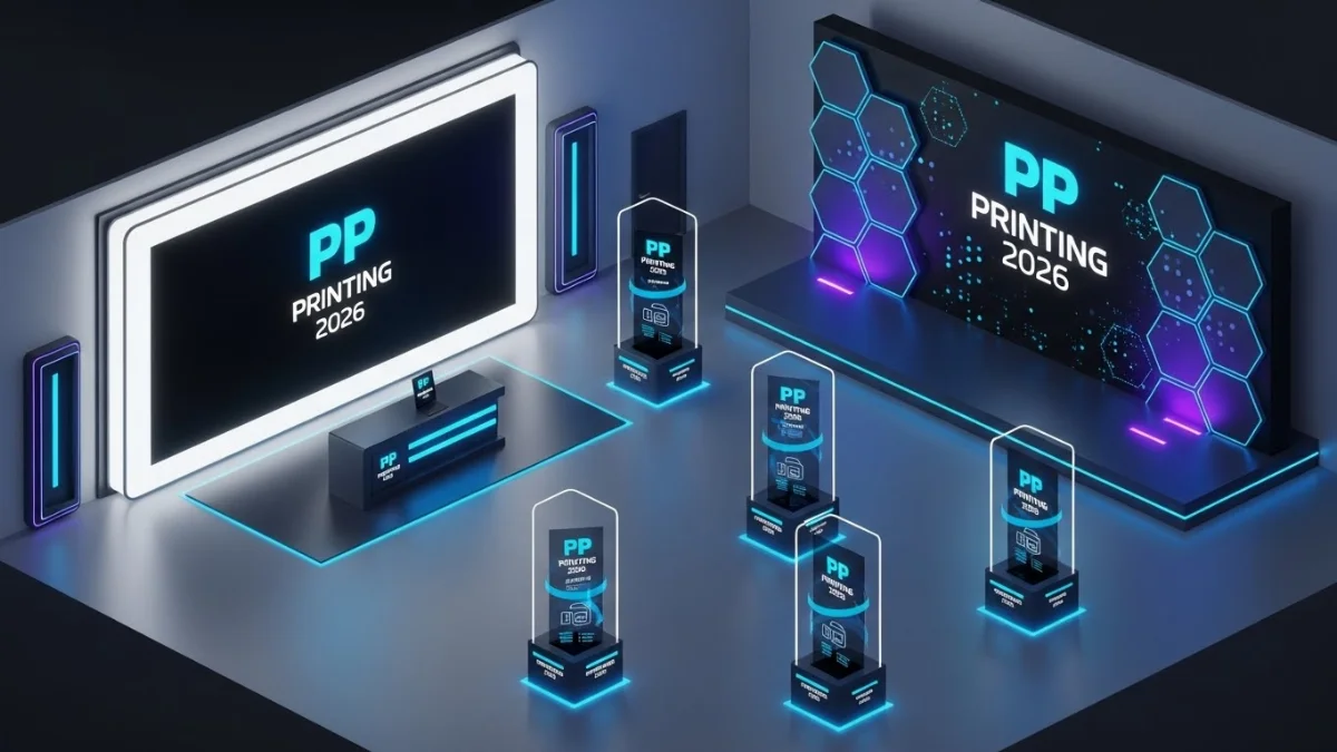 Hình ảnh máy in PP hiện đại, công suất lớn đảm bảo chất lượng.