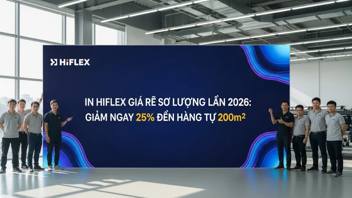Hình ảnh sản phẩm in bạt Hiflex giá rẻ số lượng lớn