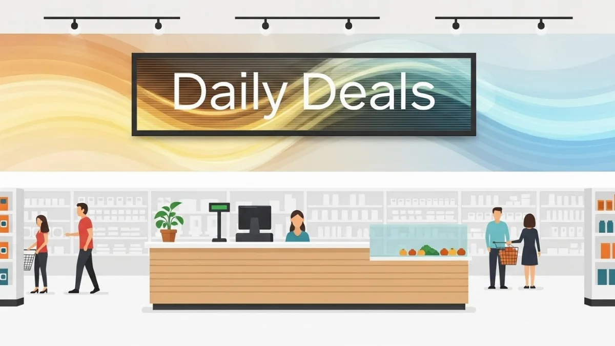 Bảng LED đơn sắc P10 đỏ hiệu quả cho tiệm tạp hóa