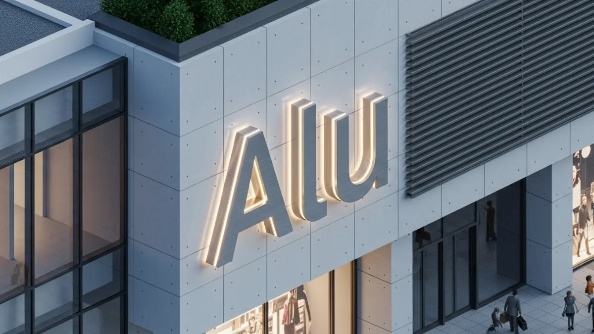 Mẫu biển Alu chữ nổi LED RGB đổi màu, thu hút mọi ánh nhìn