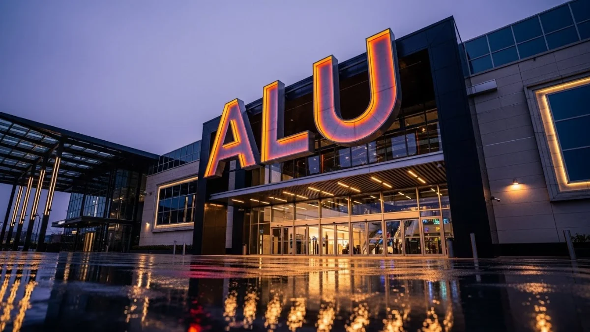 Biển Alu chữ nổi LED hắt sáng chân với thiết kế tối giản, sang trọng