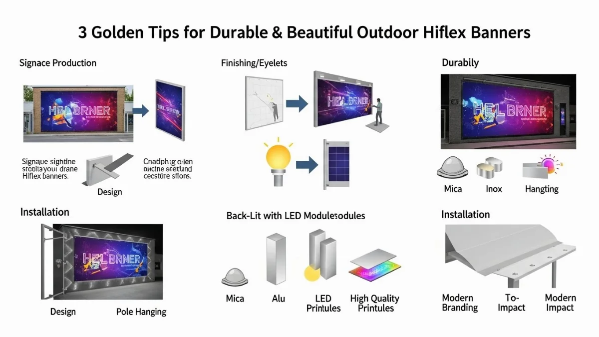 In bạt Hiflex chất lượng cao cho bảng hiệu bền màu