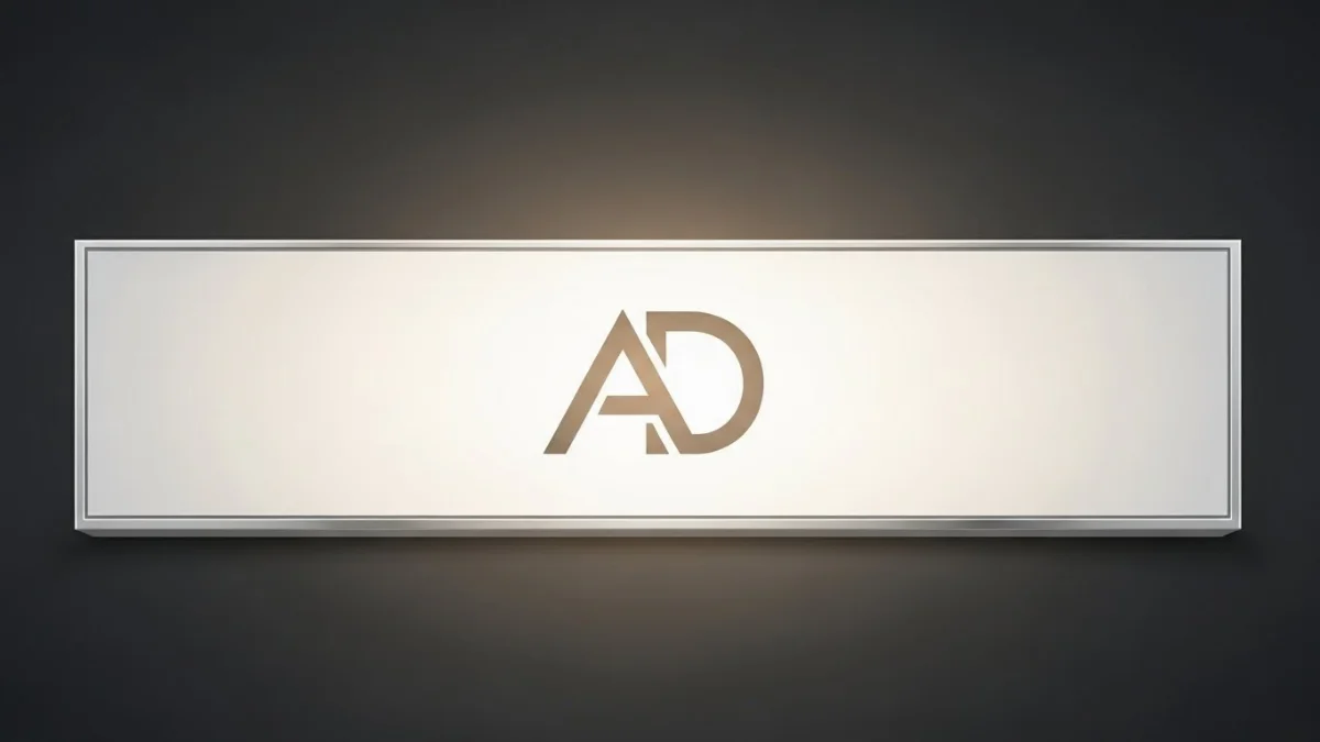 Hộp đèn backlit siêu mỏng với nội dung in sắc nét, thu hút ánh nhìn