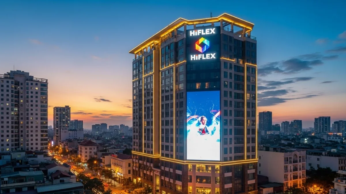 Biển Hiflex không viền chống nắng hiện đại cho tòa nhà cao tầng