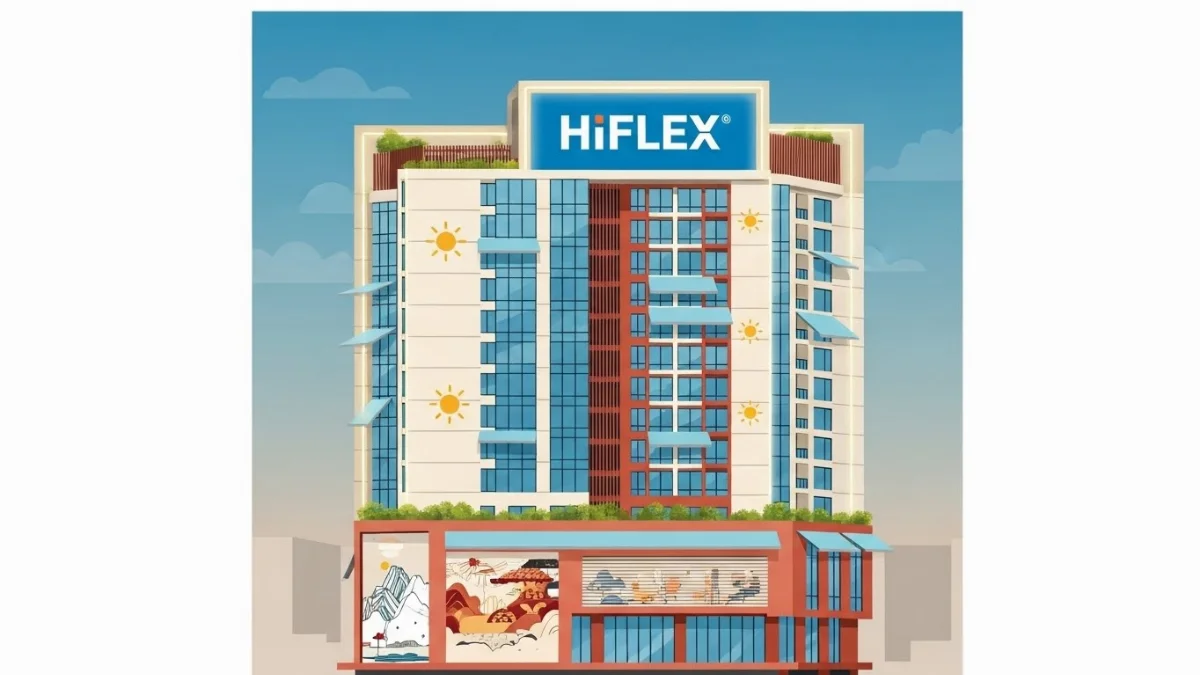 Thiết kế và thi công biển Hiflex chuyên nghiệp cho tòa nhà