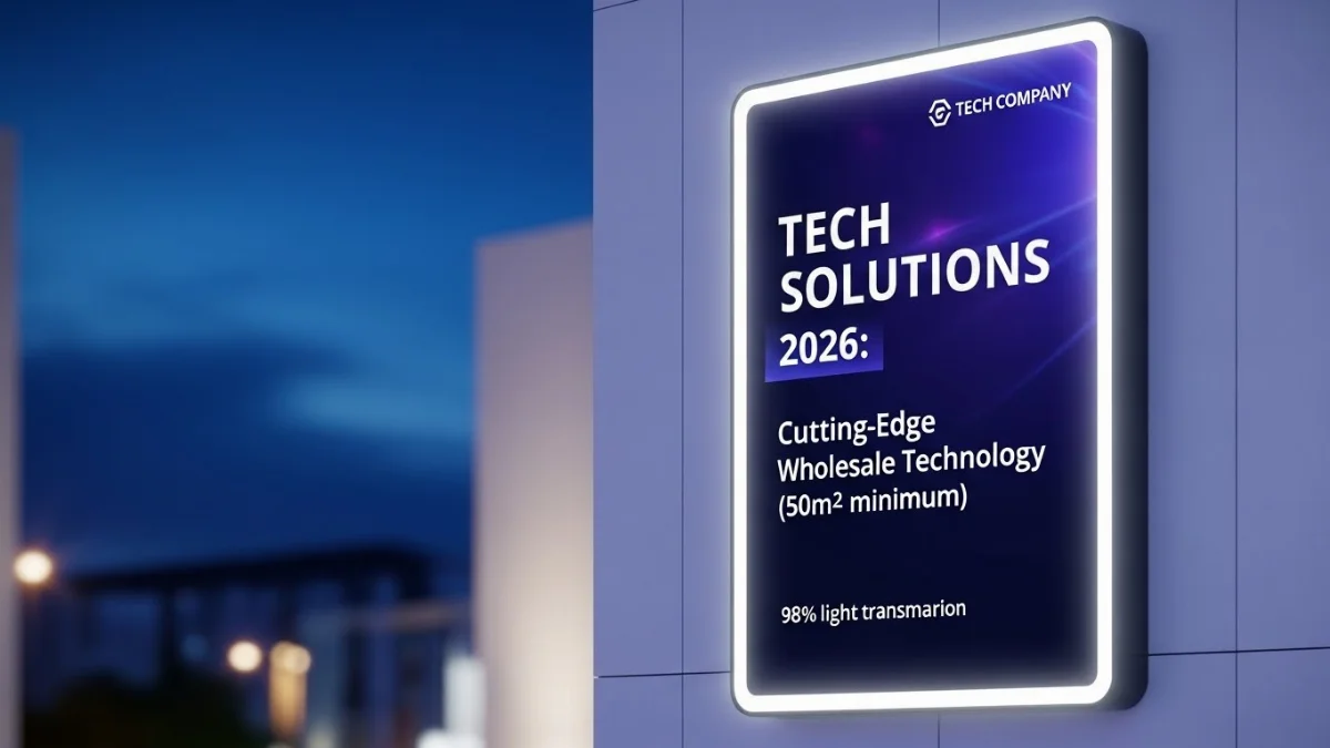 In Backlit Film Hộp Đèn chất lượng cao cho quảng cáo xuyên sáng