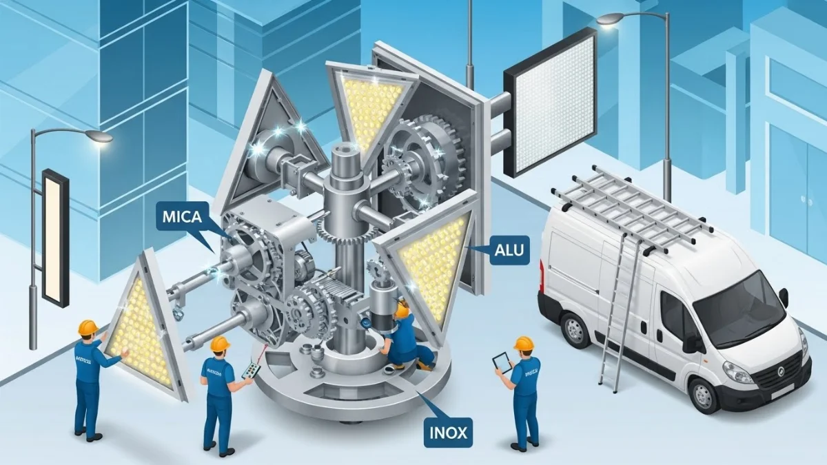 Dịch vụ lắp đặt biển vẫy lật quảng cáo chuyên nghiệp tại các khu vực trung tâm