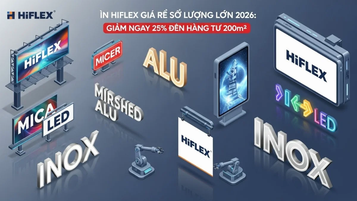 Xưởng in Hiflex giá rẻ Hà Nội với máy móc hiện đại