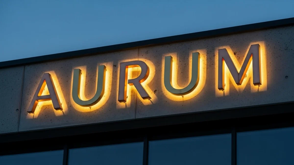 Hình ảnh chữ đồng mạ vàng tinh xảo, thể hiện sự sang trọng vượt thời gian