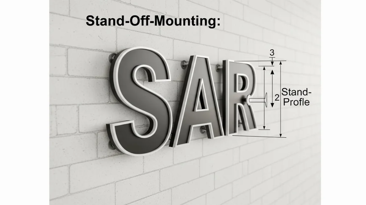 Chữ nổi inox không gỉ sét và bền bỉ theo thời gian