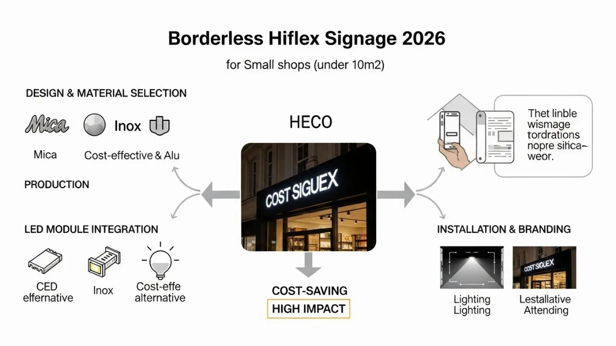 Tư vấn chọn vật liệu làm biển quảng cáo phù hợp với ngân sách