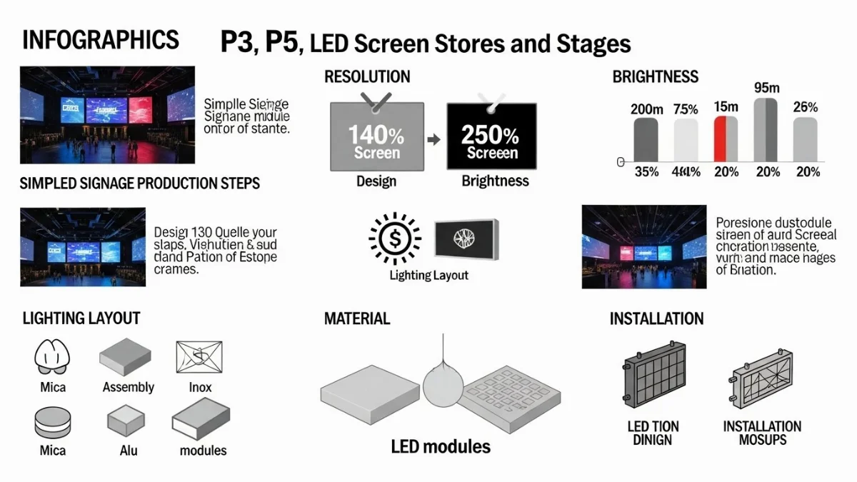 Bảng giá màn hình LED P3 P4 P5 2026 cập nhật mới nhất
