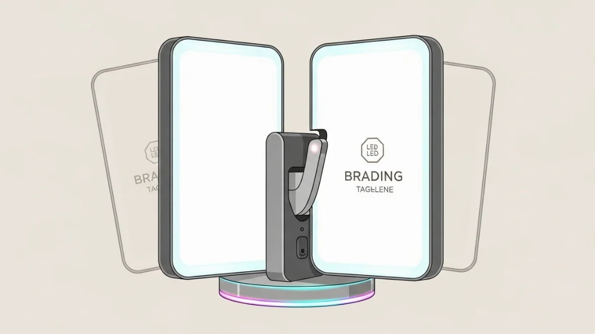 Thiết kế biển vẫy lật tự động hiện đại, tối ưu không gian.