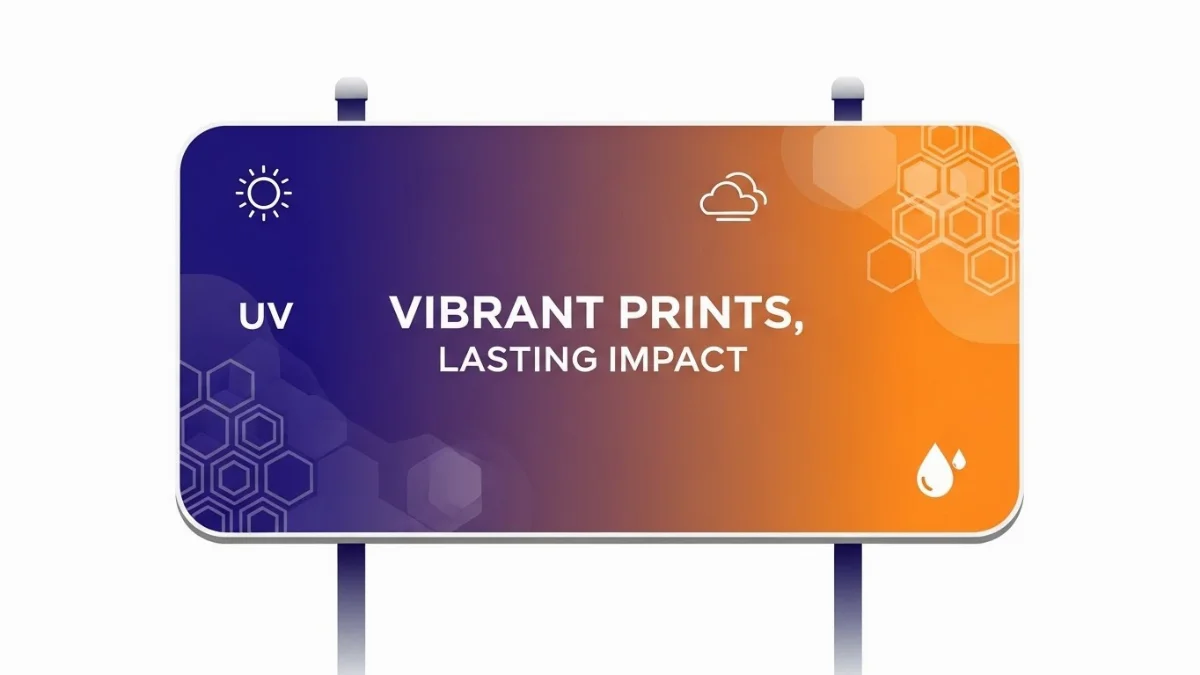 Các loại vật liệu in UV Hiflex và Decal sử dụng làm biển quảng cáo