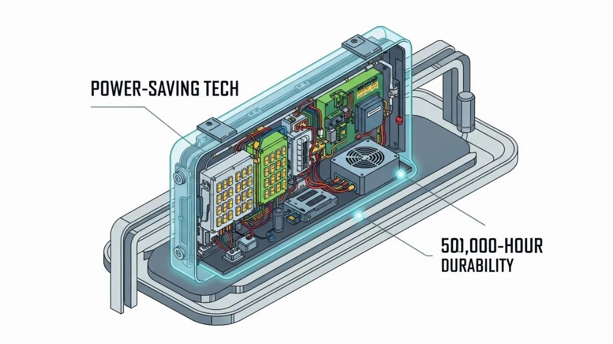 Mẫu biển vẫy LED có khung hợp kim nhôm bền bỉ