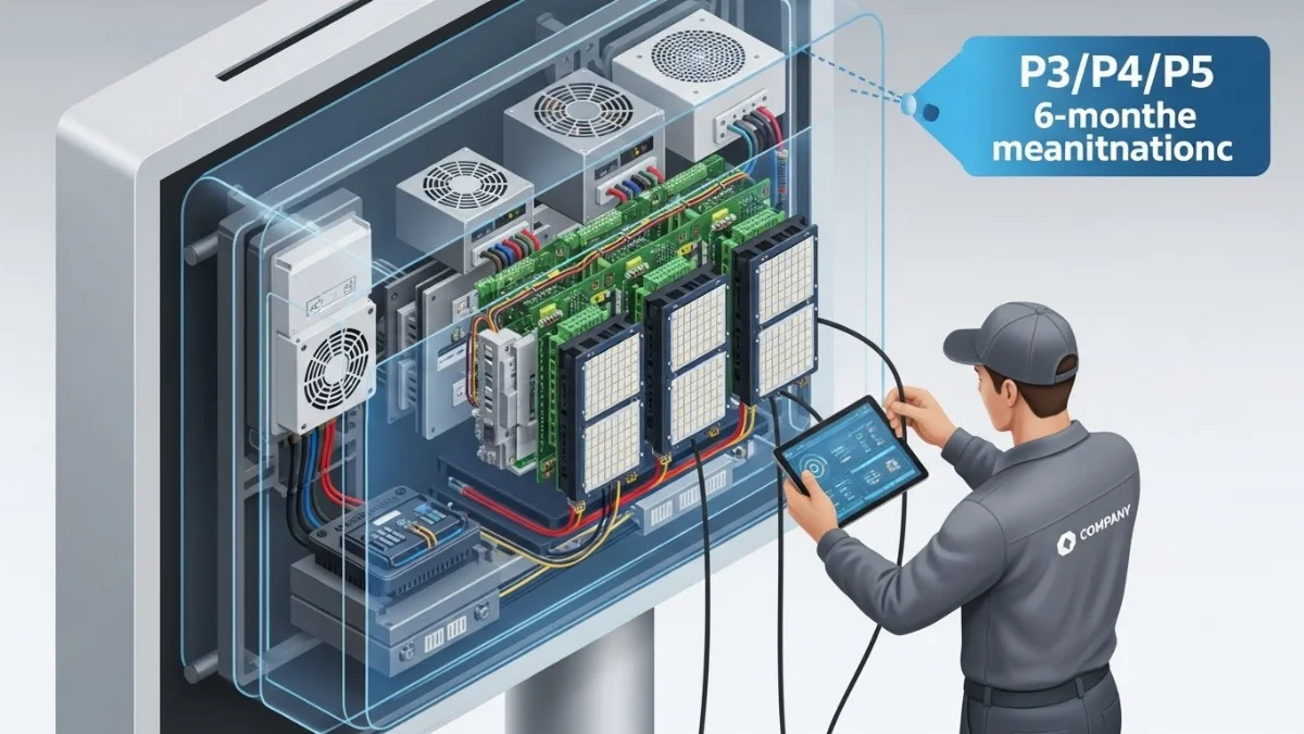 Quy trình bảo trì màn hình LED định kỳ chuyên nghiệp