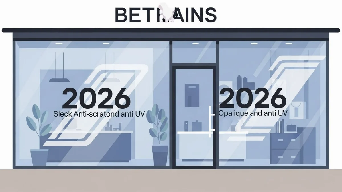 Decal dán kính mờ với họa tiết độc đáo tăng tính riêng tư