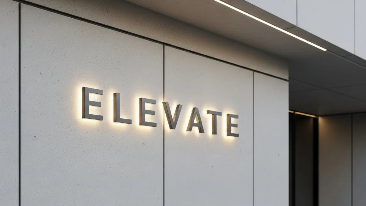 Vật liệu chữ nổi chống ăn mòn cho bảng hiệu