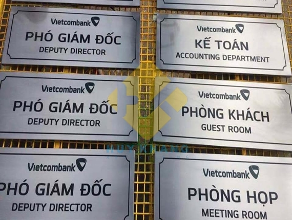 Biển chức danh INOX tại Vĩnh Hưng giá tốt nhất