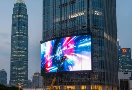 Thi Công Biển LED Ngoài Trời Kích Thước Lớn 2026: Lắp Đặt Màn Hình 50m2 Landmark 72 Chuẩn Chuyên Gia