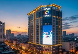 Quy Trình Lắp Đặt Biển Hiflex Không Viền Chống Nắng 2026 Hiệu Quả Cho Tòa Nhà 15 Tầng Tại Hà Nội
