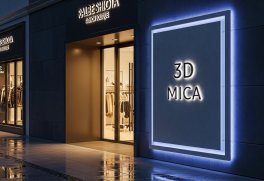Biển Mica Hút Nổi LED Hắt Nền 2026: Hướng Dẫn Chống Ẩm Tối Ưu Cho Cửa Hàng Thời Trang