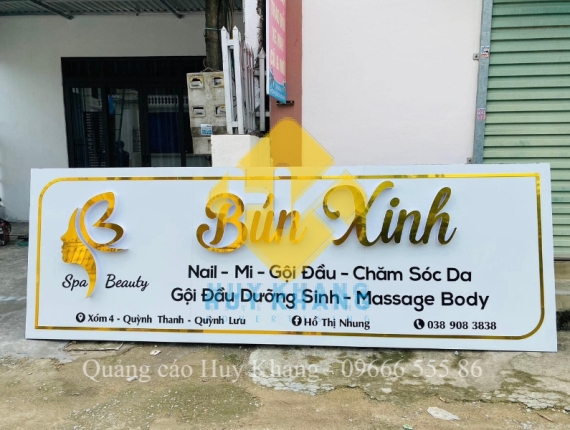Làm biển hiệu chữ nổi tại Đông Anh chất lượng 